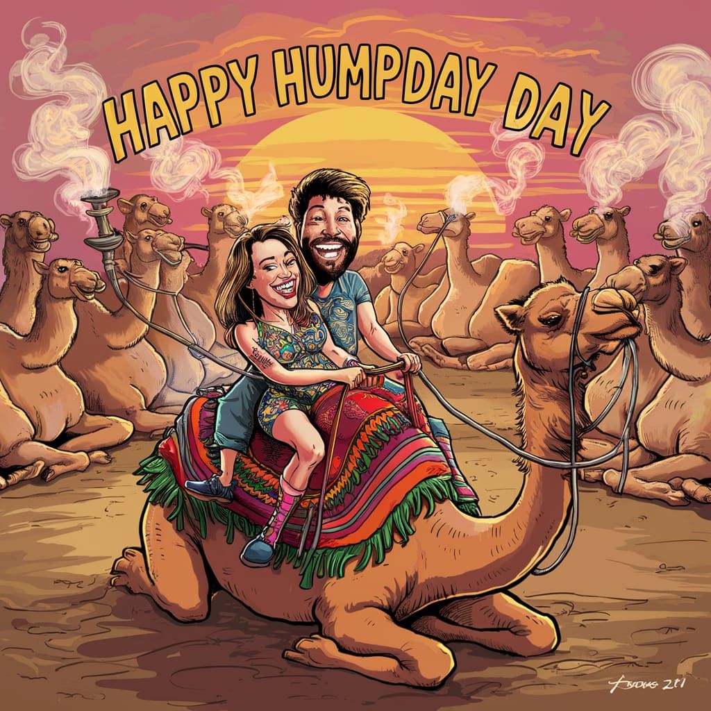 Camel Celebration: Happy Humpday in the Desert