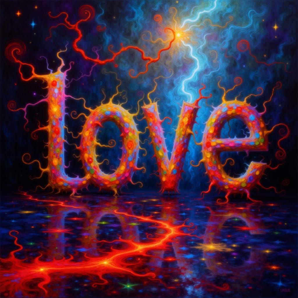 Love in Shadow and Light: Hyperrealistic Surrealism