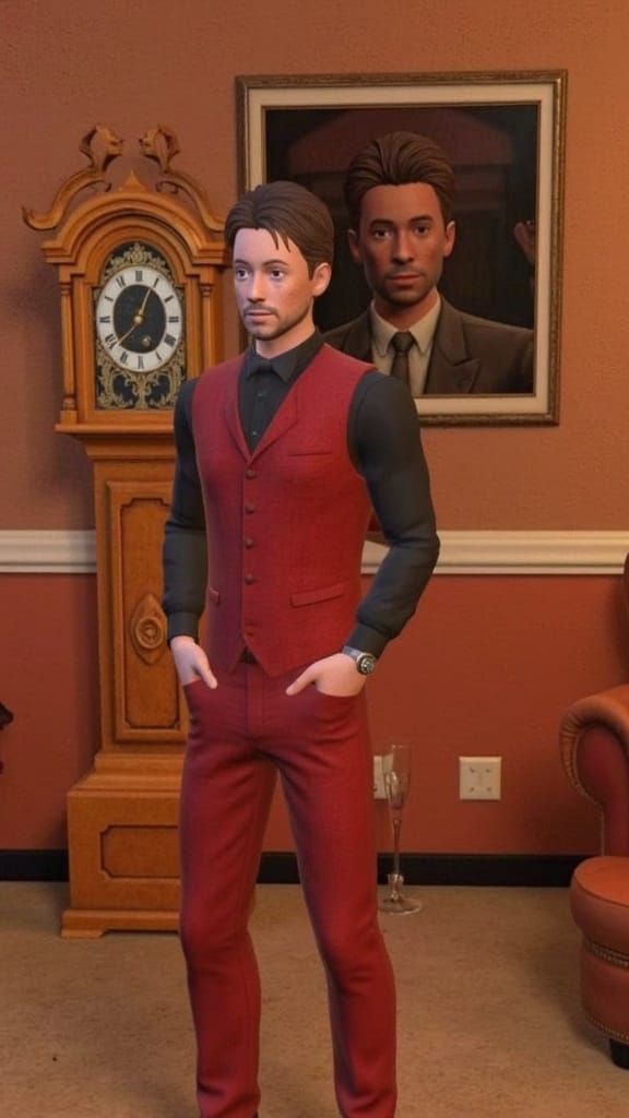 Dapper Gentleman in Anticipation of Midnight Bliss