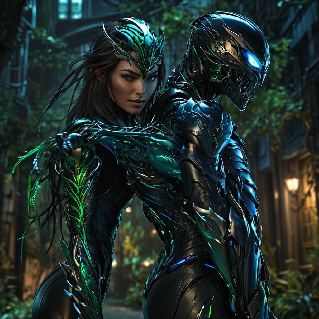 Mystical Biomechanical Armor: Witchblade Symbiote in Unreal ...