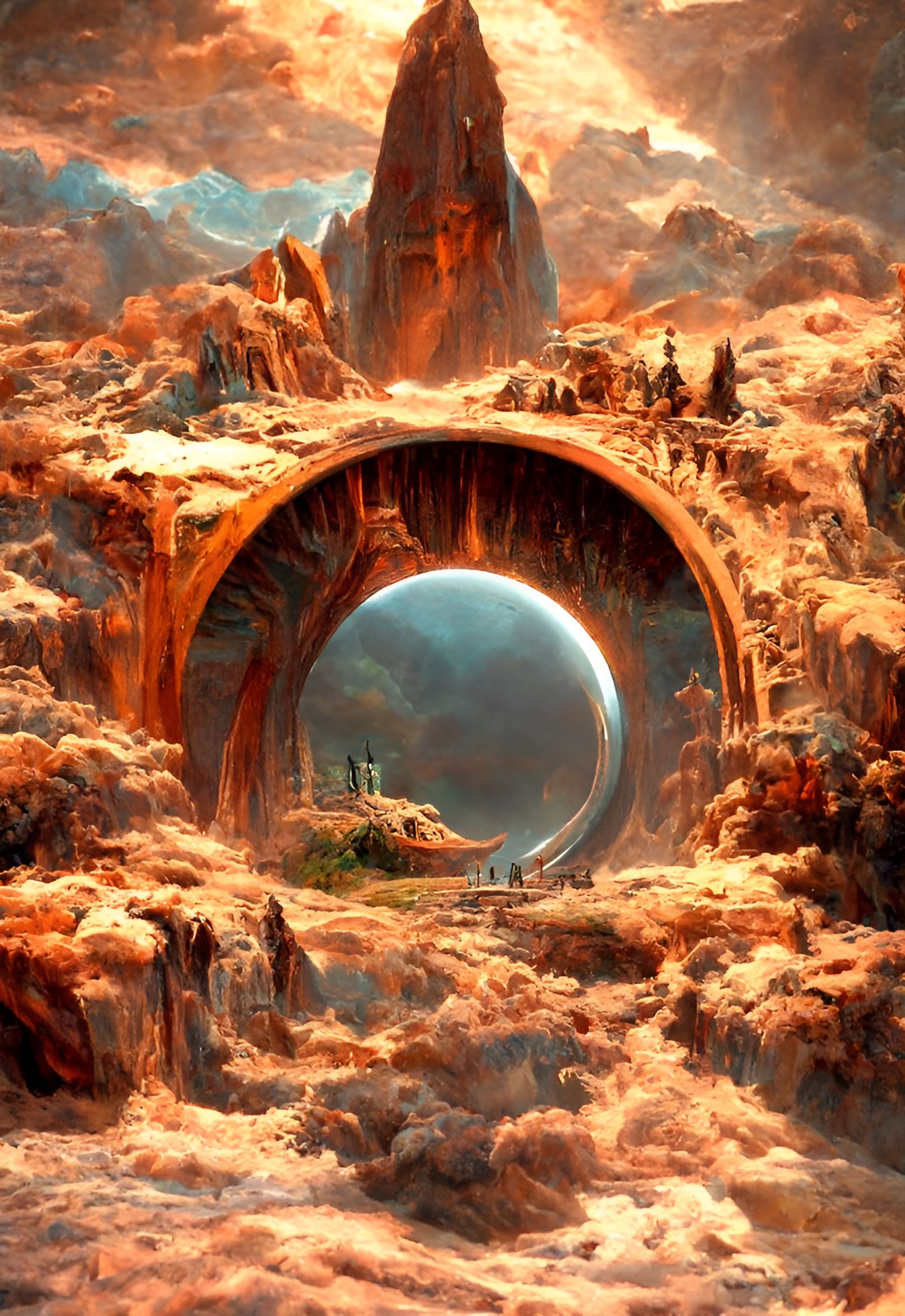 Stargate to Mechanical World Concept Art