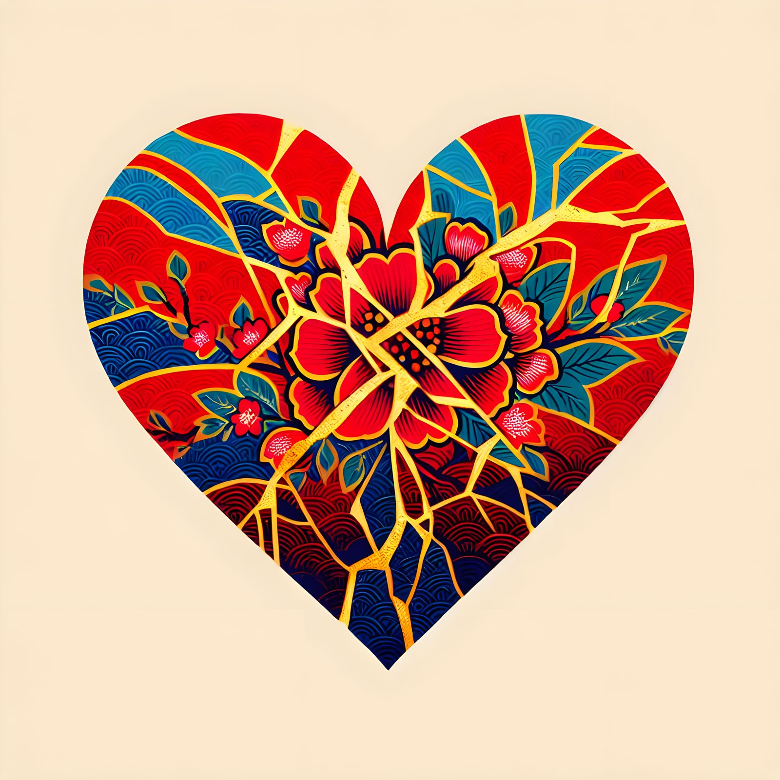 kintsugi heart