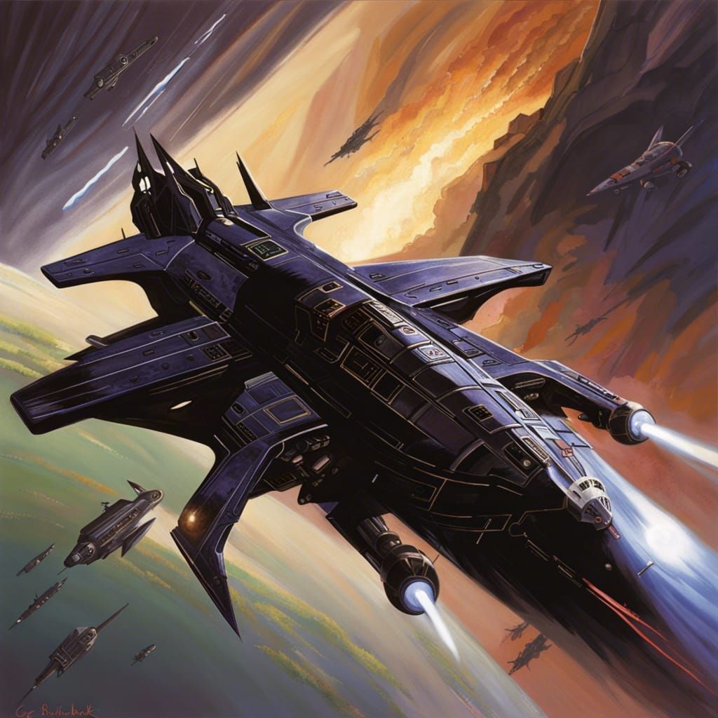Babylon 5 Starfury Battles Shadow Ship