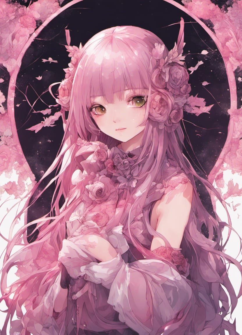 Enchanting Carnival Girl with Tarot Cards and Crystal Ball