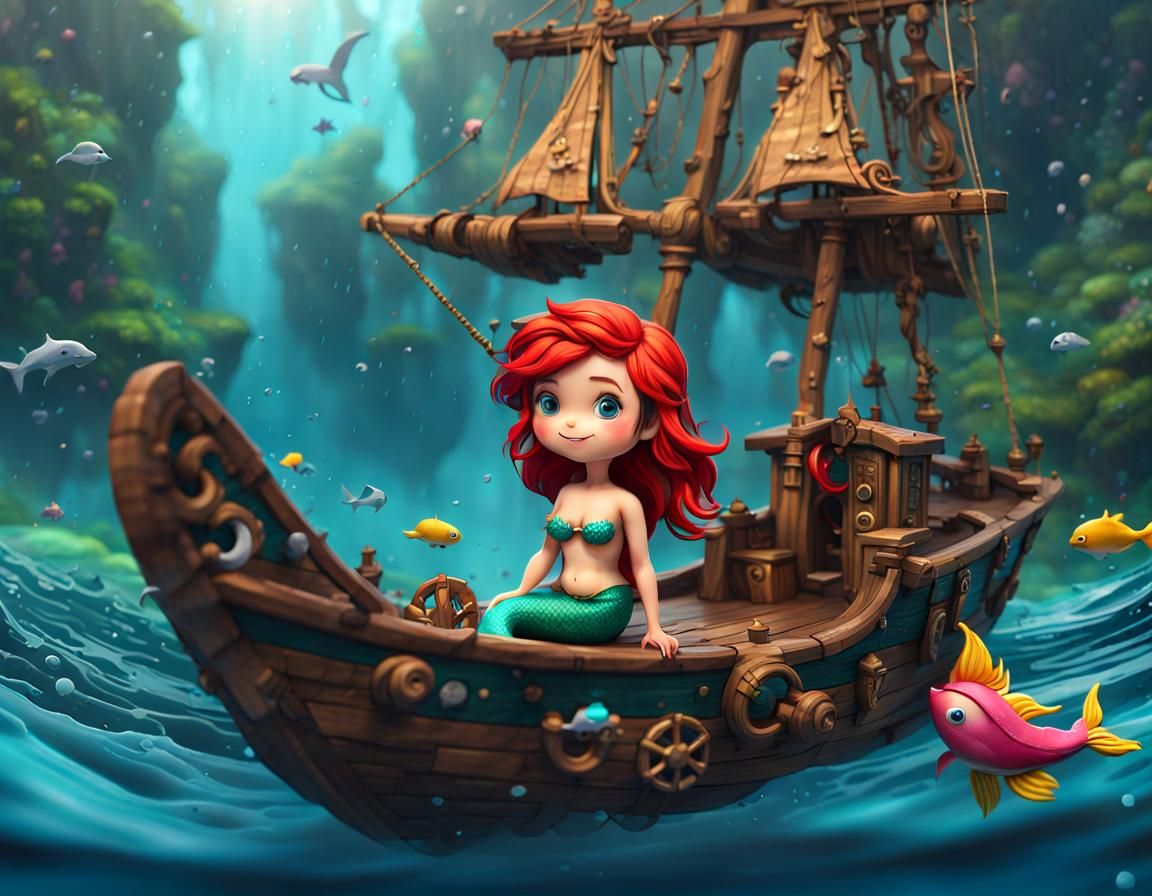 Adorable Mermaid Adventure in Raja Ampat Ocean