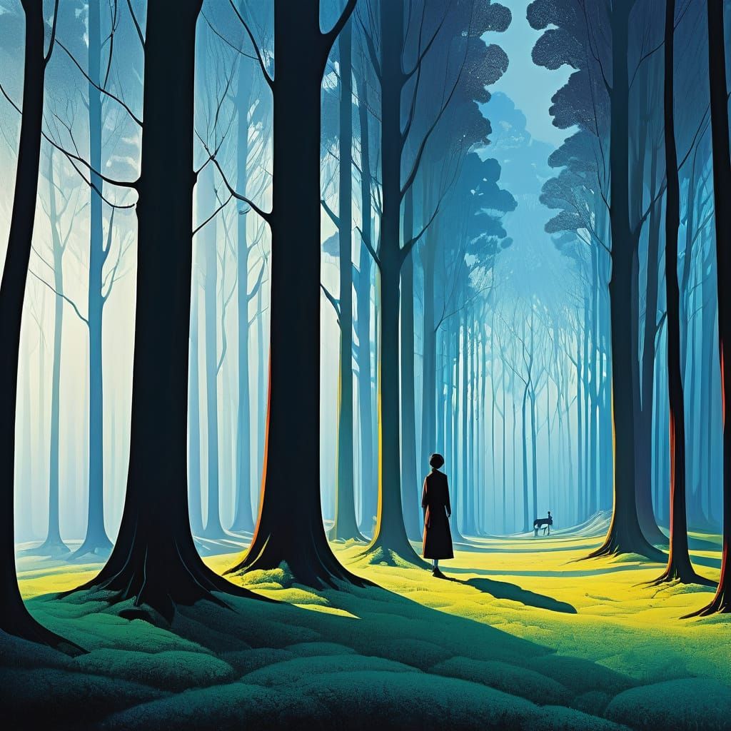 Surrealist Cityscape by Master Artists