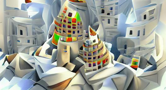 Tower of Babel: Ancient Ziggurat Reaching Skyward