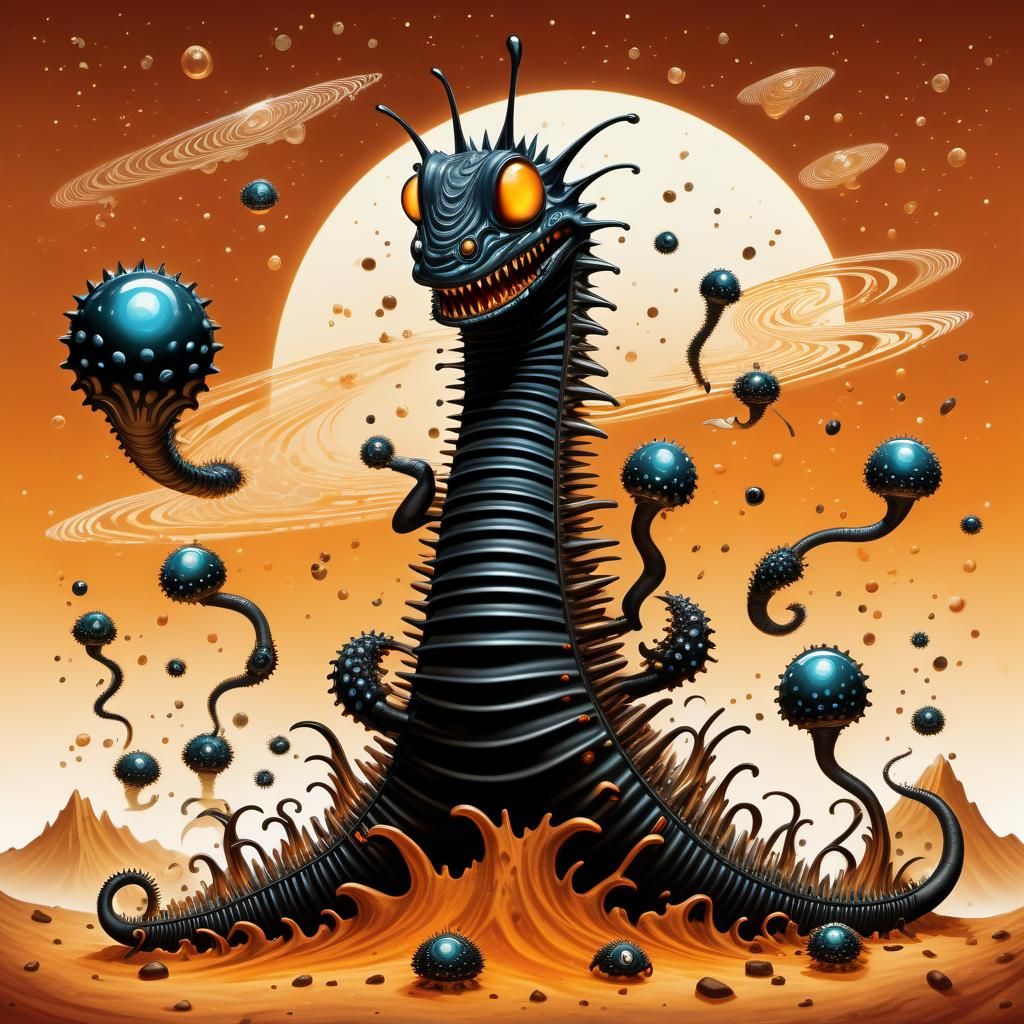 God Emperor Leto II: Sandworm and Man in Distant Future