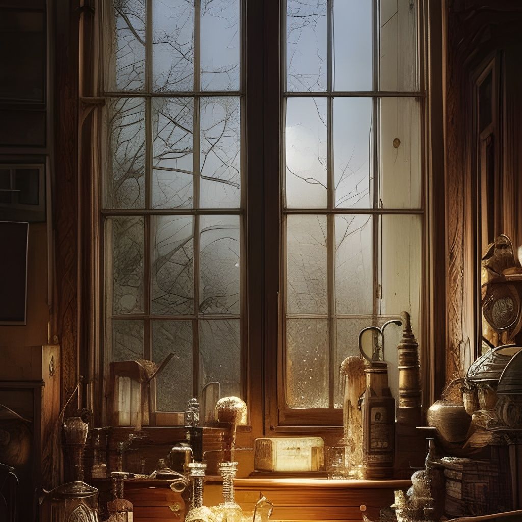 Intricate Window of the Soul in Fantasy Style