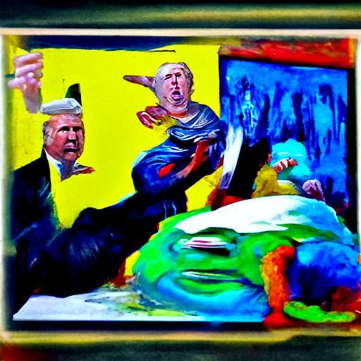 Surreal Renaissance Depiction of January 6th Attack