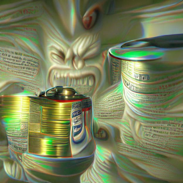 Beer Can Demon: Stunning 8K HDR Poster Art