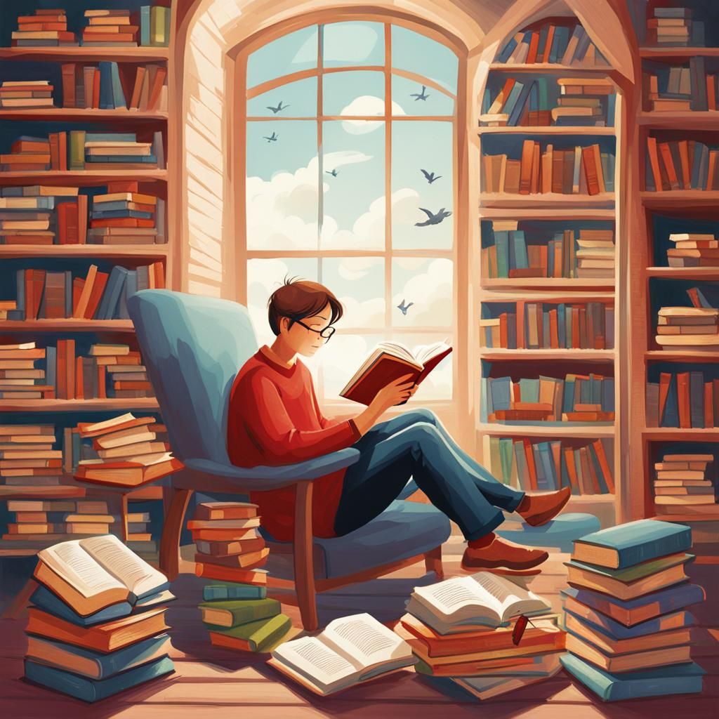 Peaceful Reading: A Moment of Tranquility