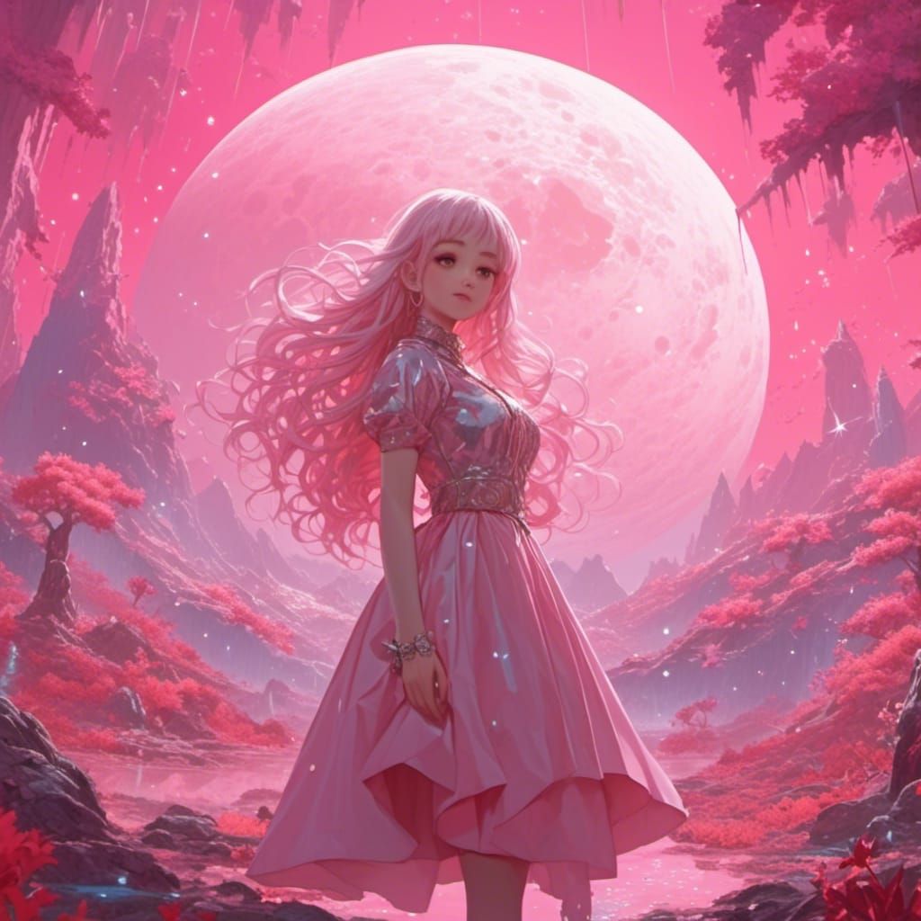 Sailor Moon on a Pink Planet