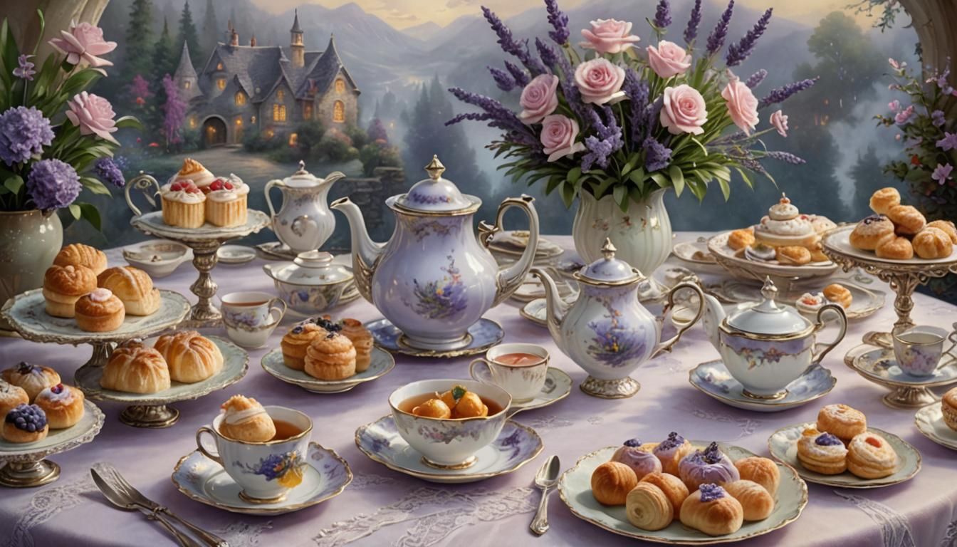 Enchanted Fairy Tea Party in Ethereal Style