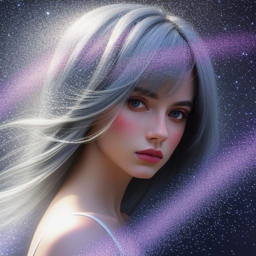 Glowing Celestial Dreamscape in Vibrant Hues