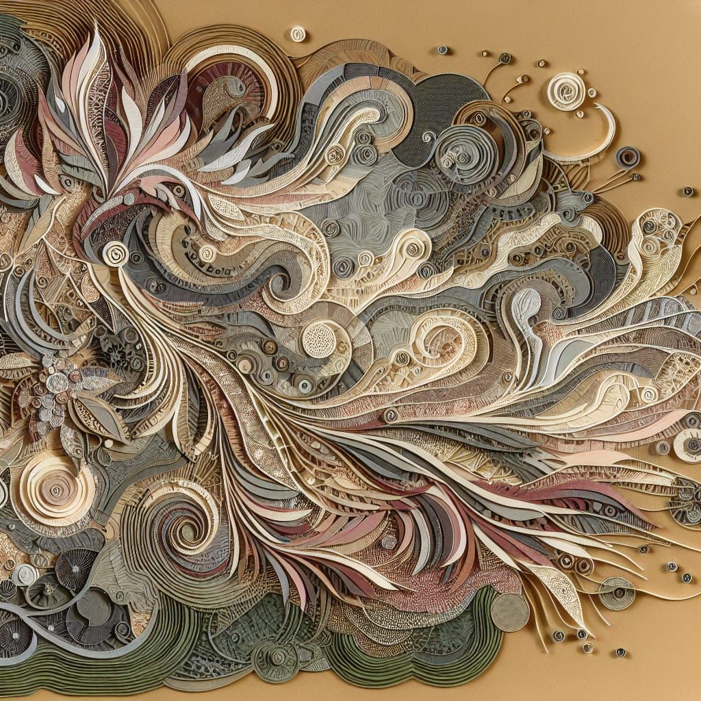 Mulchy Exotic Chipboard Landscape