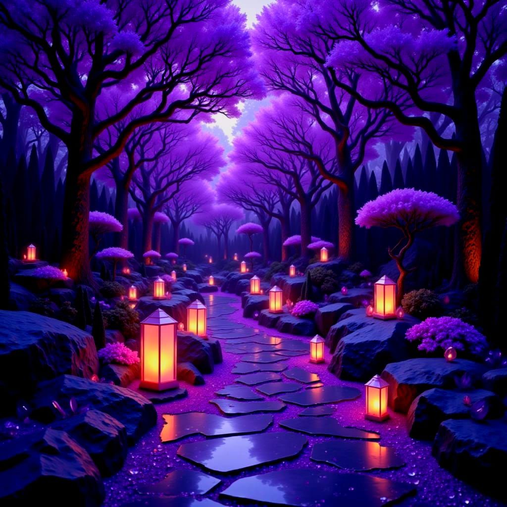 Mystical Garden Pathway