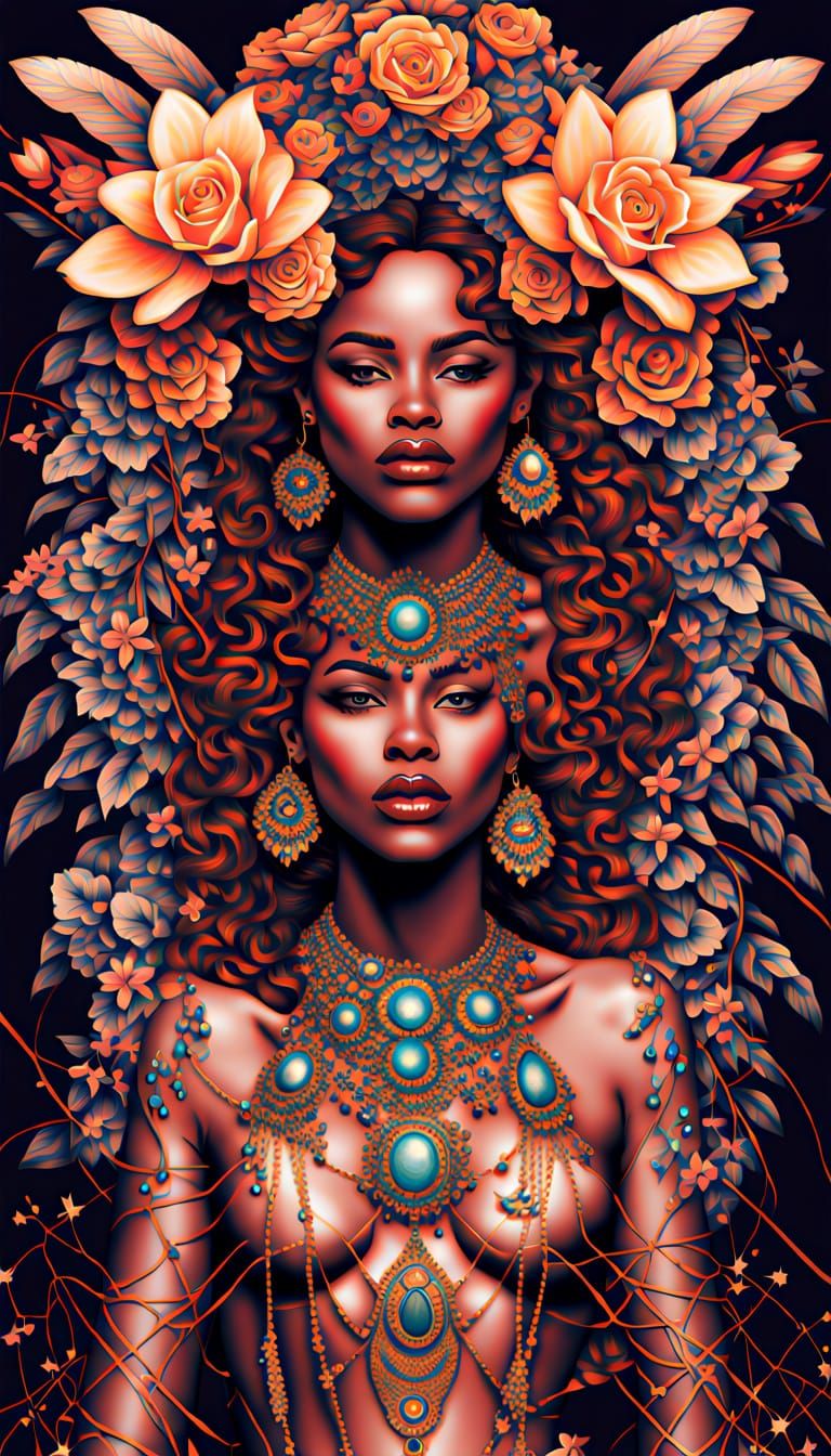 AI's Interpretation of the Great Earth Mother Archetype