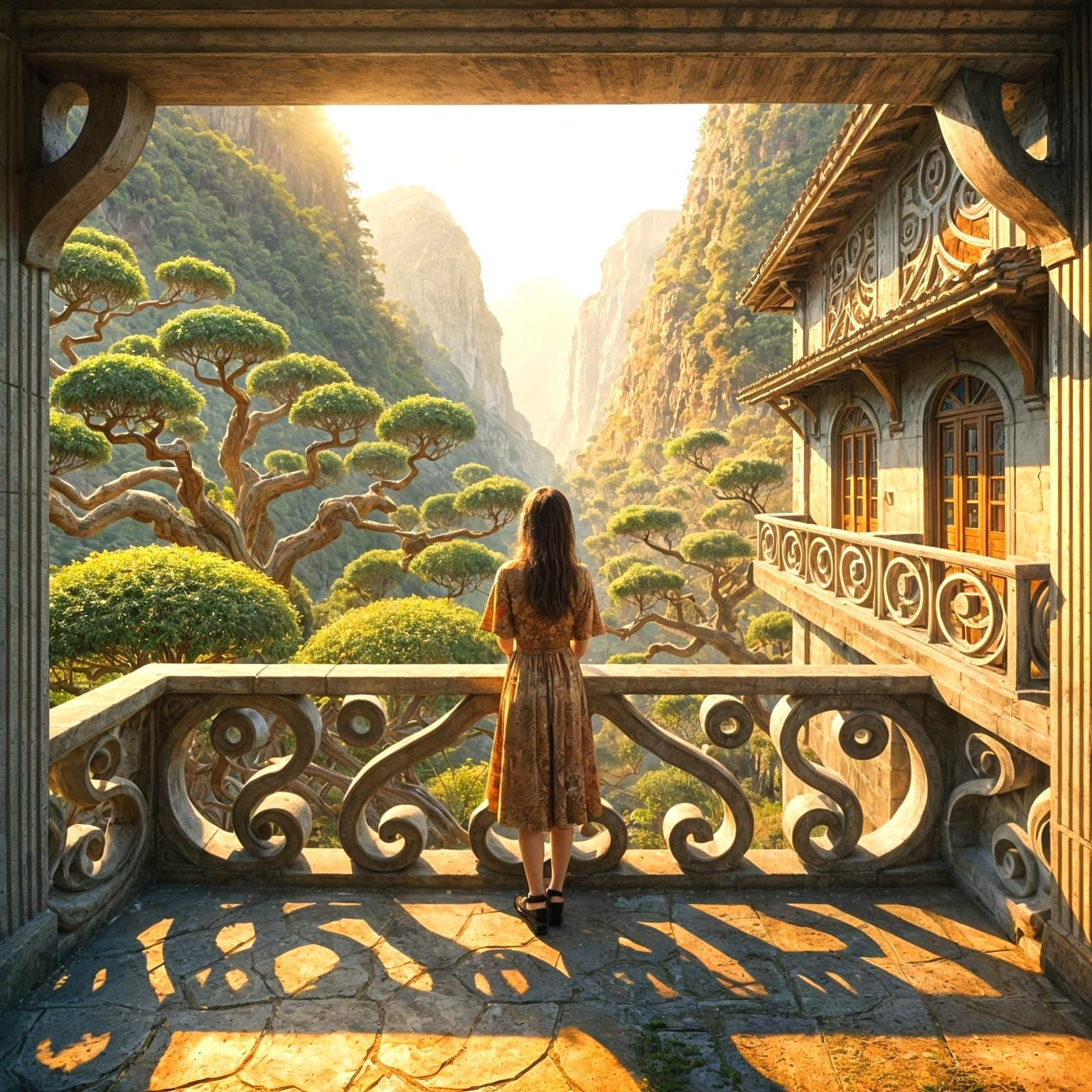 Art Nouveau Cliffside Home Overlooking Lemon Grove