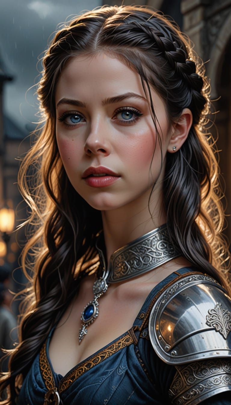 Medieval Knightess Michelle Trachtenberg Illuminates Ancient...