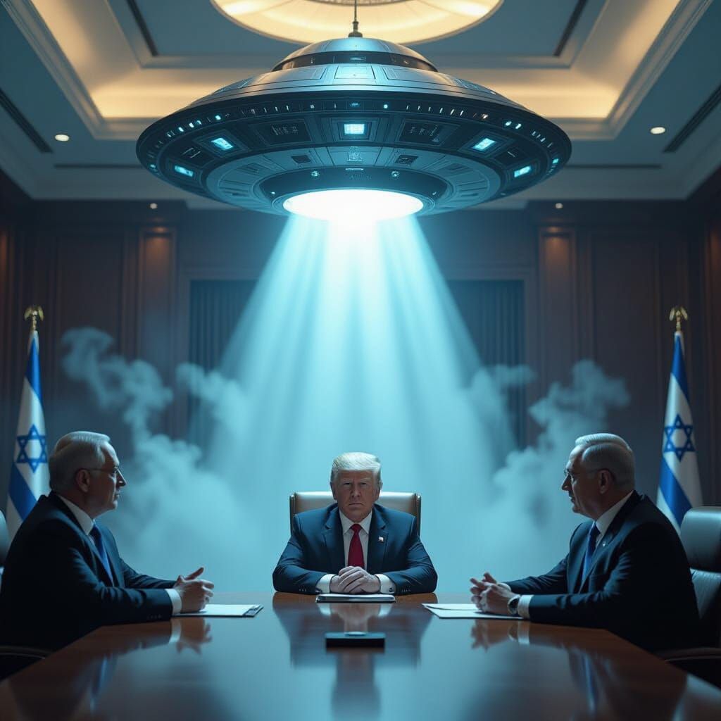 Alien Abduction During Presidential Meeting