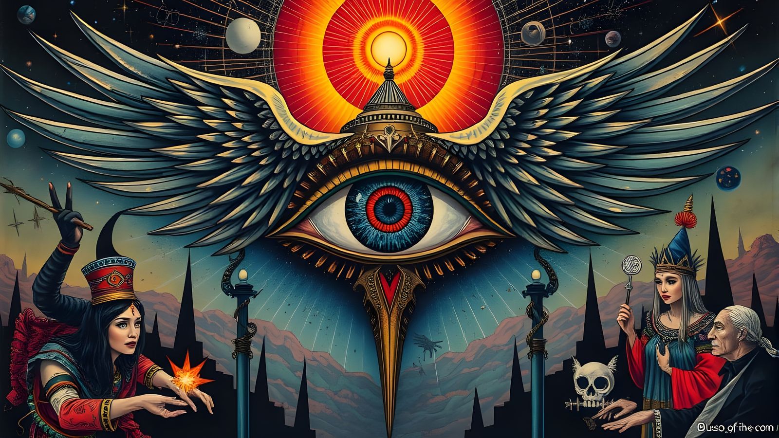 Surreal Eye Inspired by Visionary Art