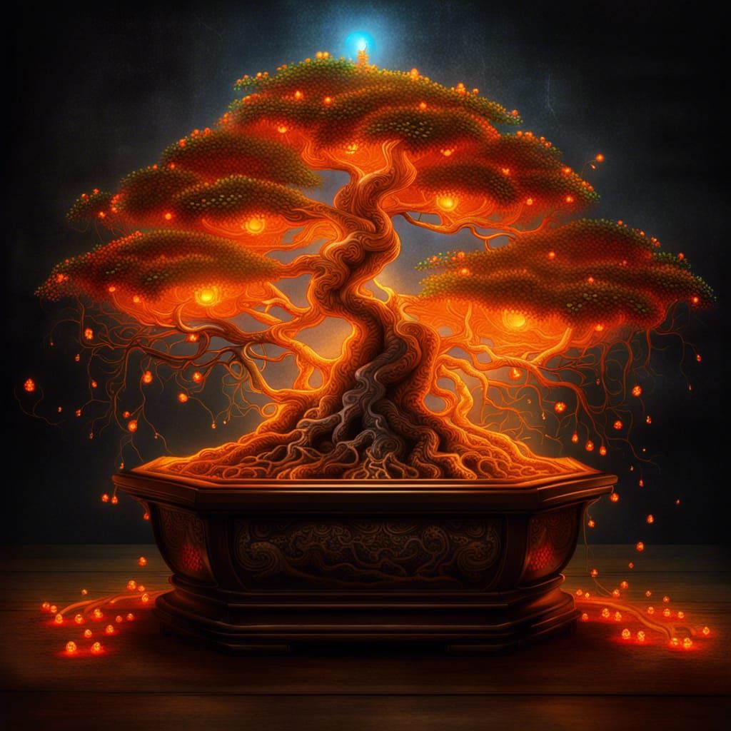 Magical Bonsai Tree Portal to Hell