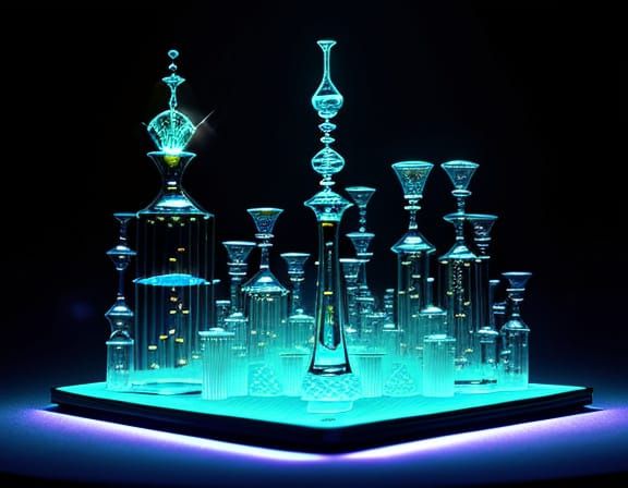 Crystal Clarinet in Enchanted Library