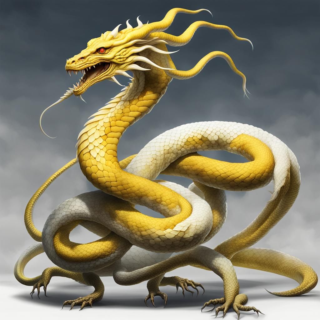 Exotic Alien Exoplanet with Dragon Serpent Lifeforms