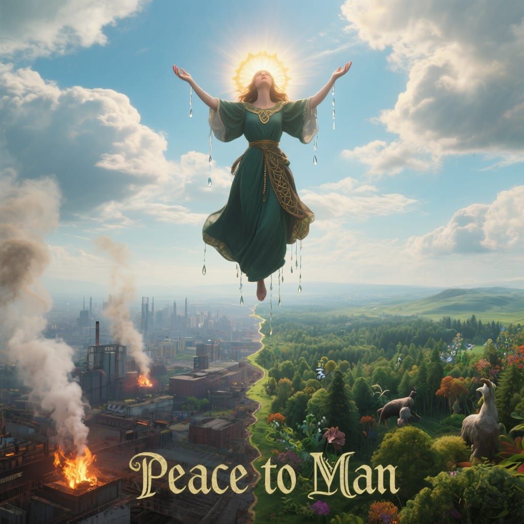 Brigid Goddess of the Divided Land in 3D