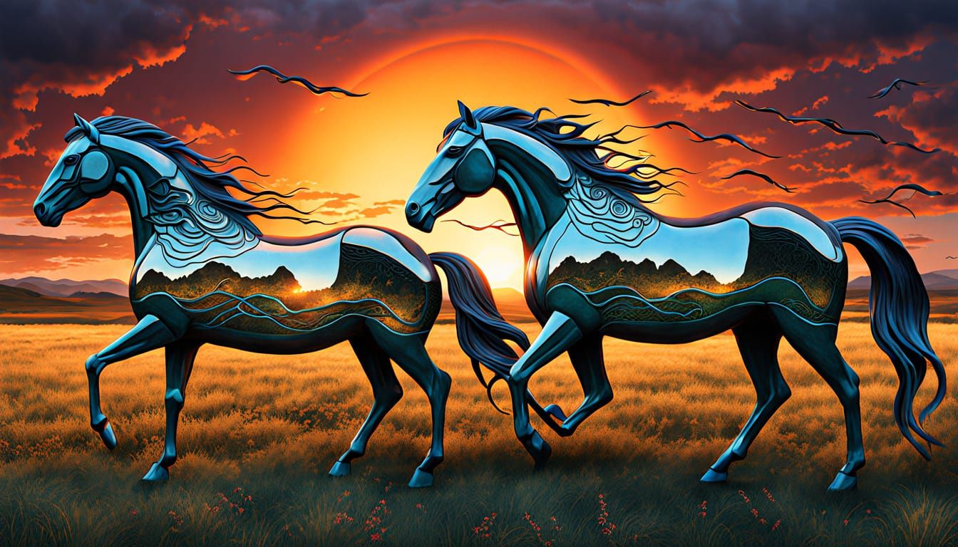 Surreal Fragmented Sculpture Celebrating Strength and Resili...