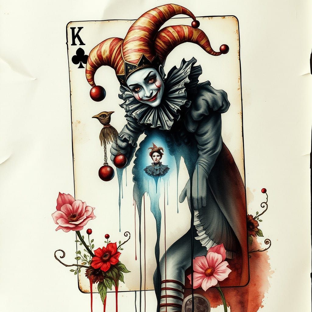 Whimsical Wonderland Scene in a Vintage European Style