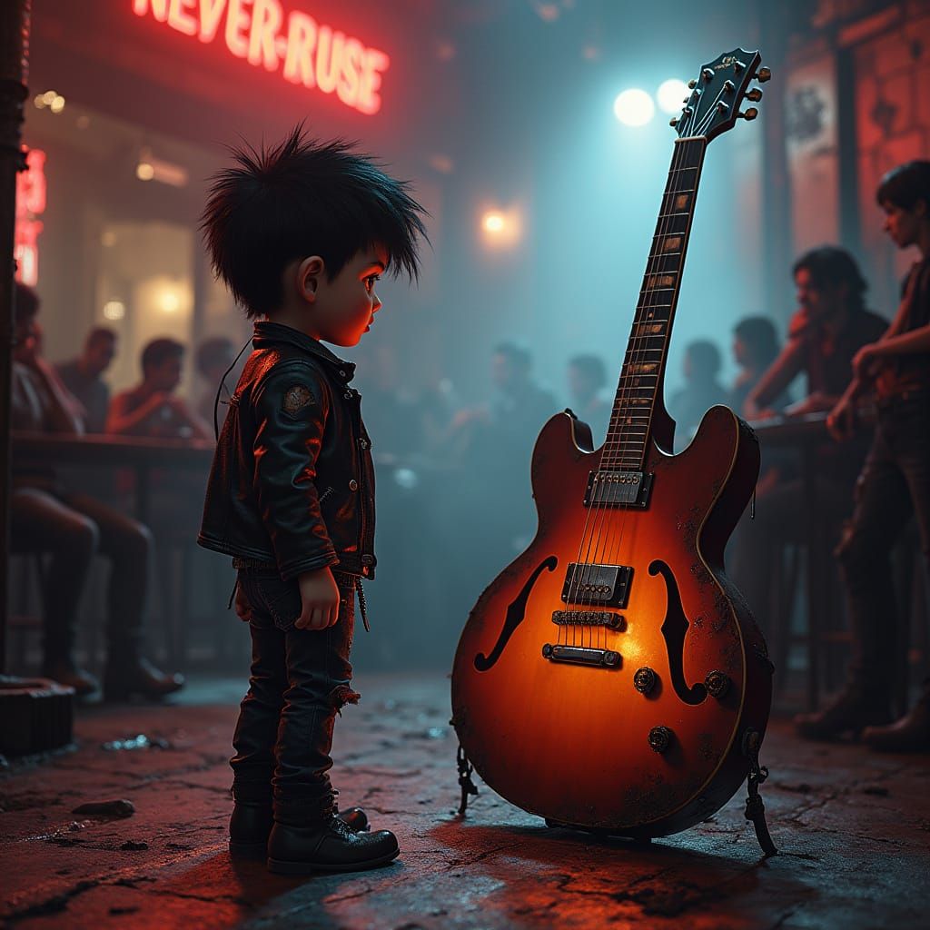 Punk Rocker Gaze Reveals Nightclub Scene