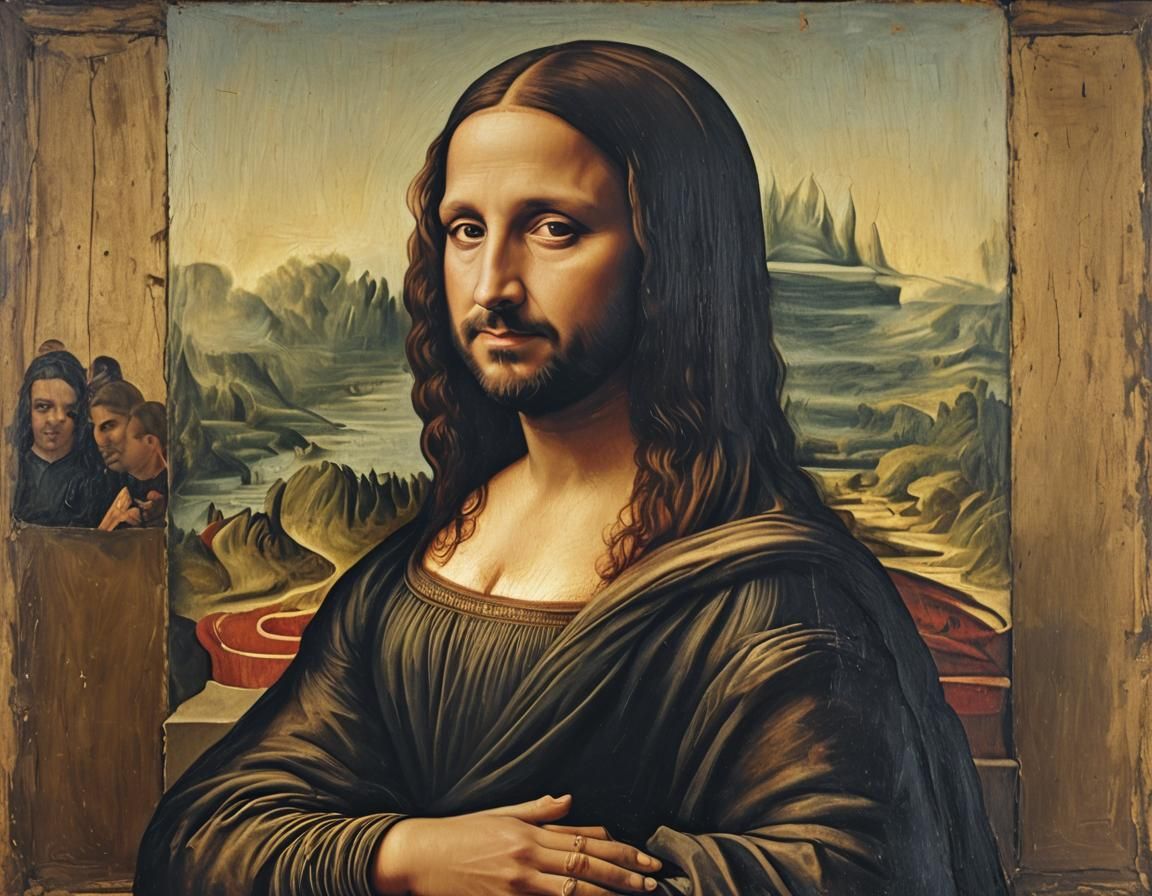 Ringo Starr as Mona Lisa Portrait