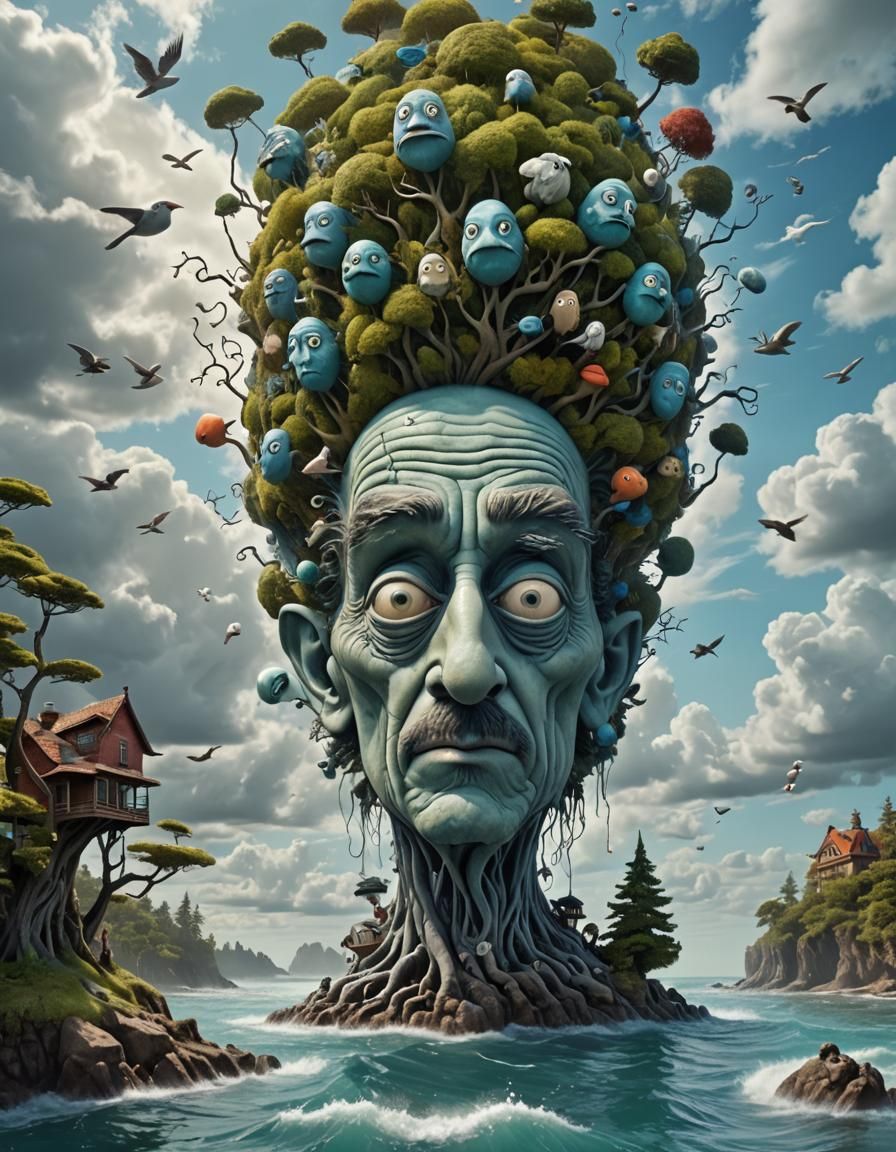 Ocean Giant: A Surreal Biomorphic World