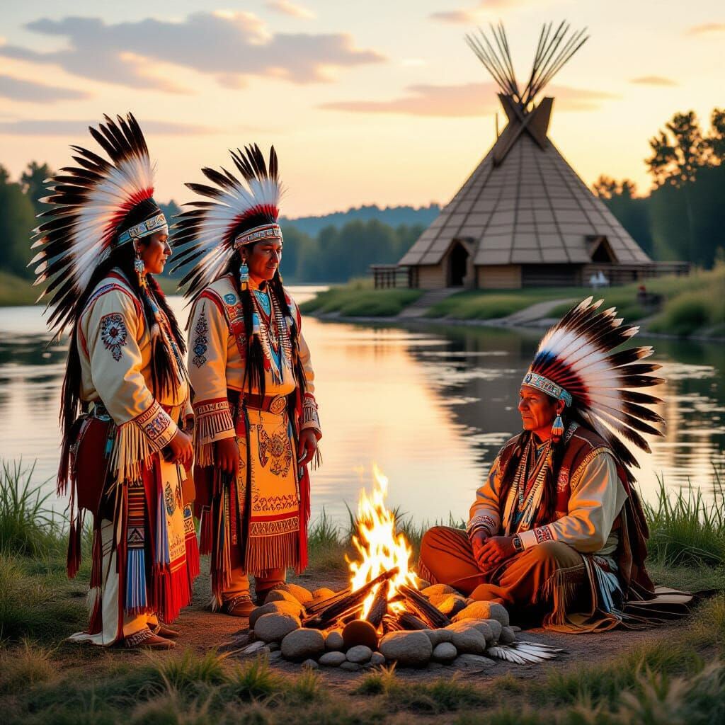 Native American Traders by Westobou River