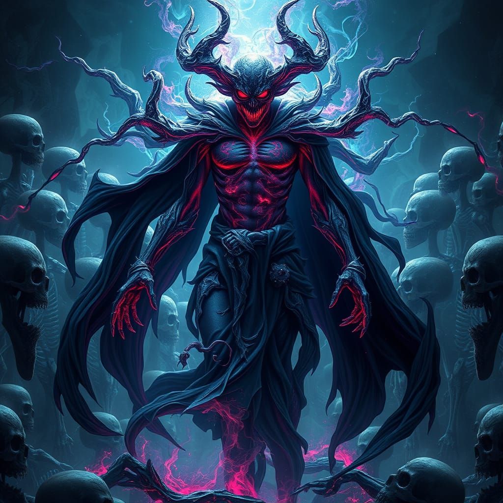 Enoch Black: Fractal Villain in a Psychedelic Domain