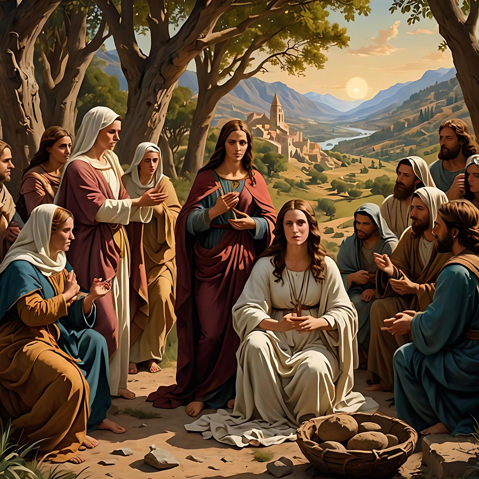 Mary Magdalene Announces Resurrection: Digital Art