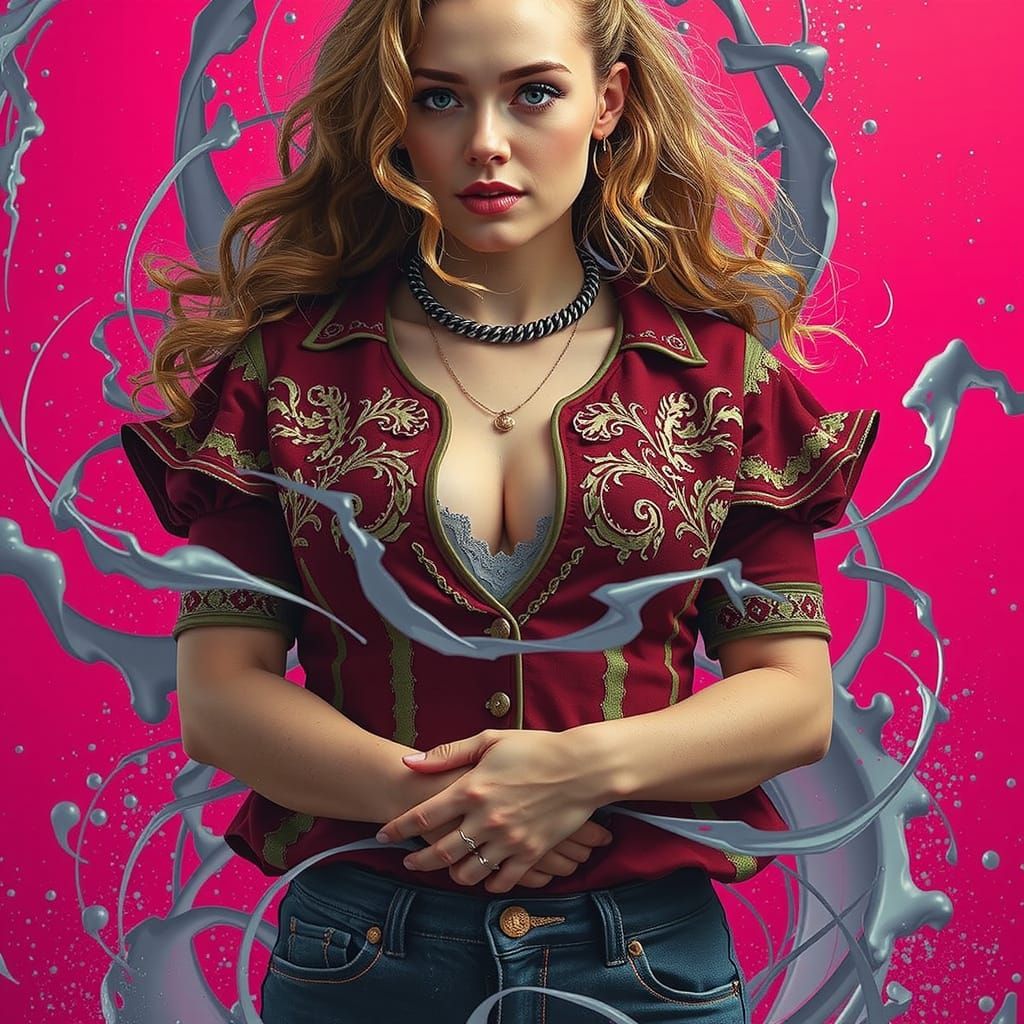 Abstract Swirling Vortex of Energy and Motion