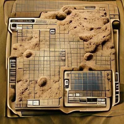 Sci-Fi Desert Bunker Battlemap for Tabletop Gaming