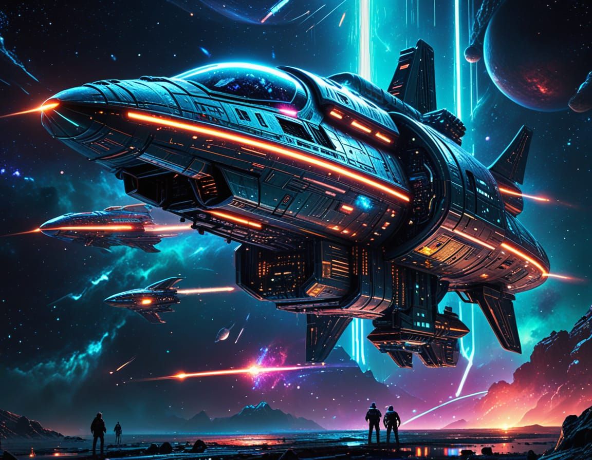 The Galactic Rejects: Sci-Fi Digital Art