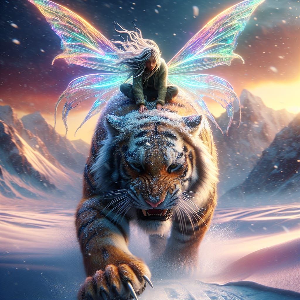 Wilson and Aurora, Cold and Exhausted