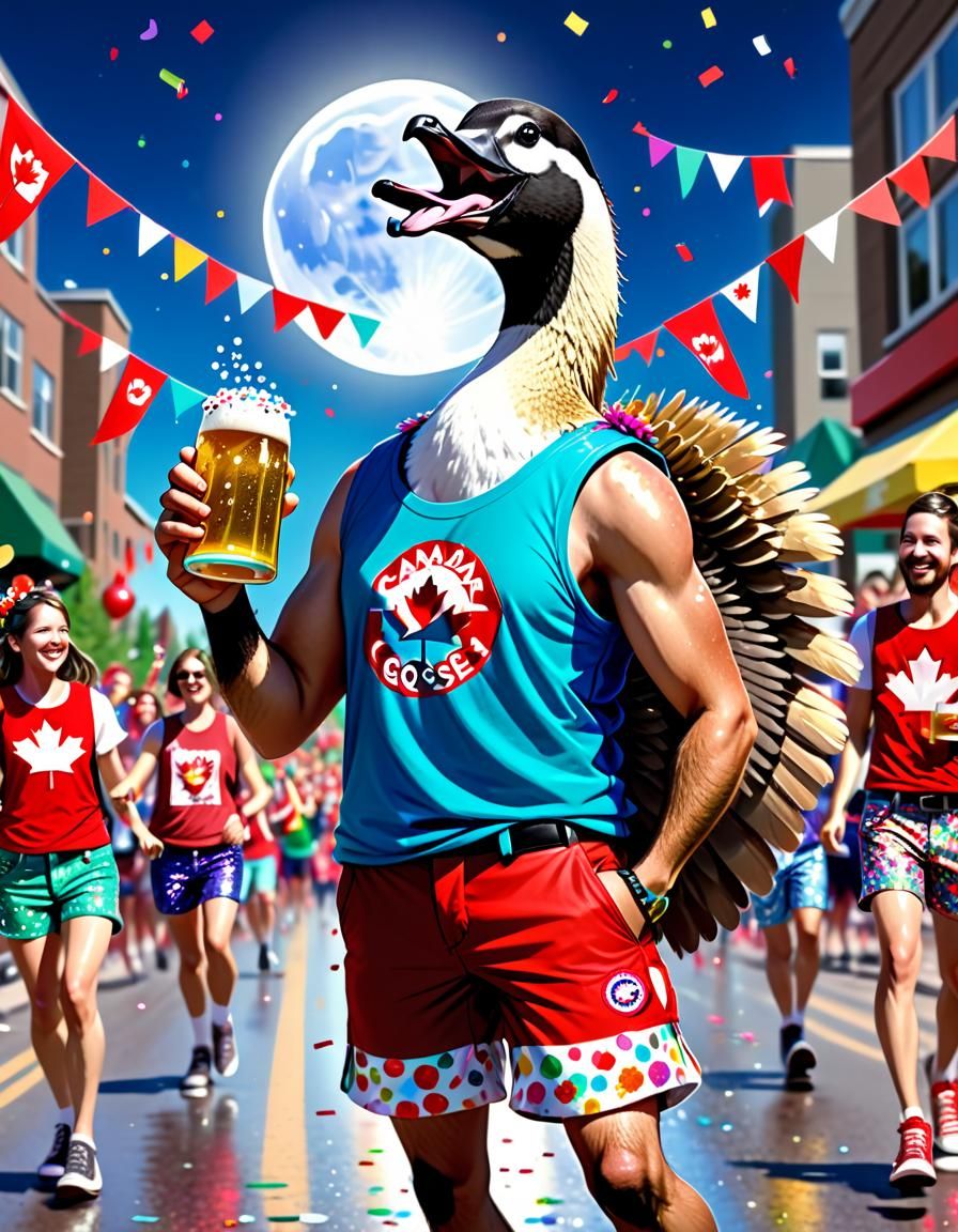 Canada Goose Celebrates Canada Day in Calgary