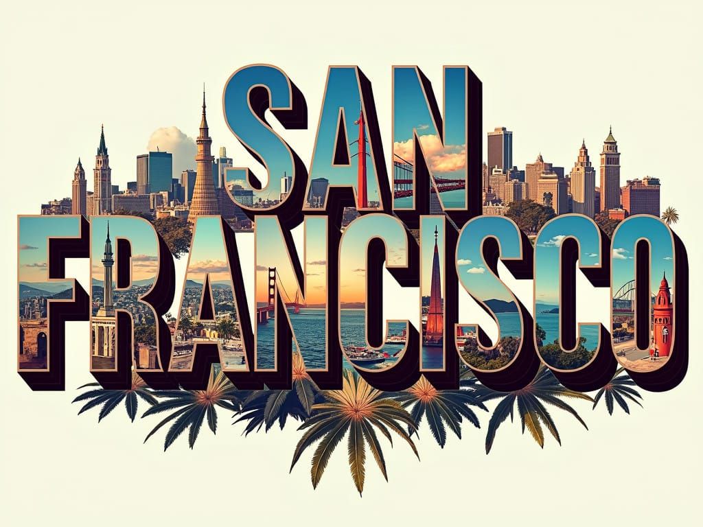 Vibrant San Francisco Cityscape in Cinematic Style