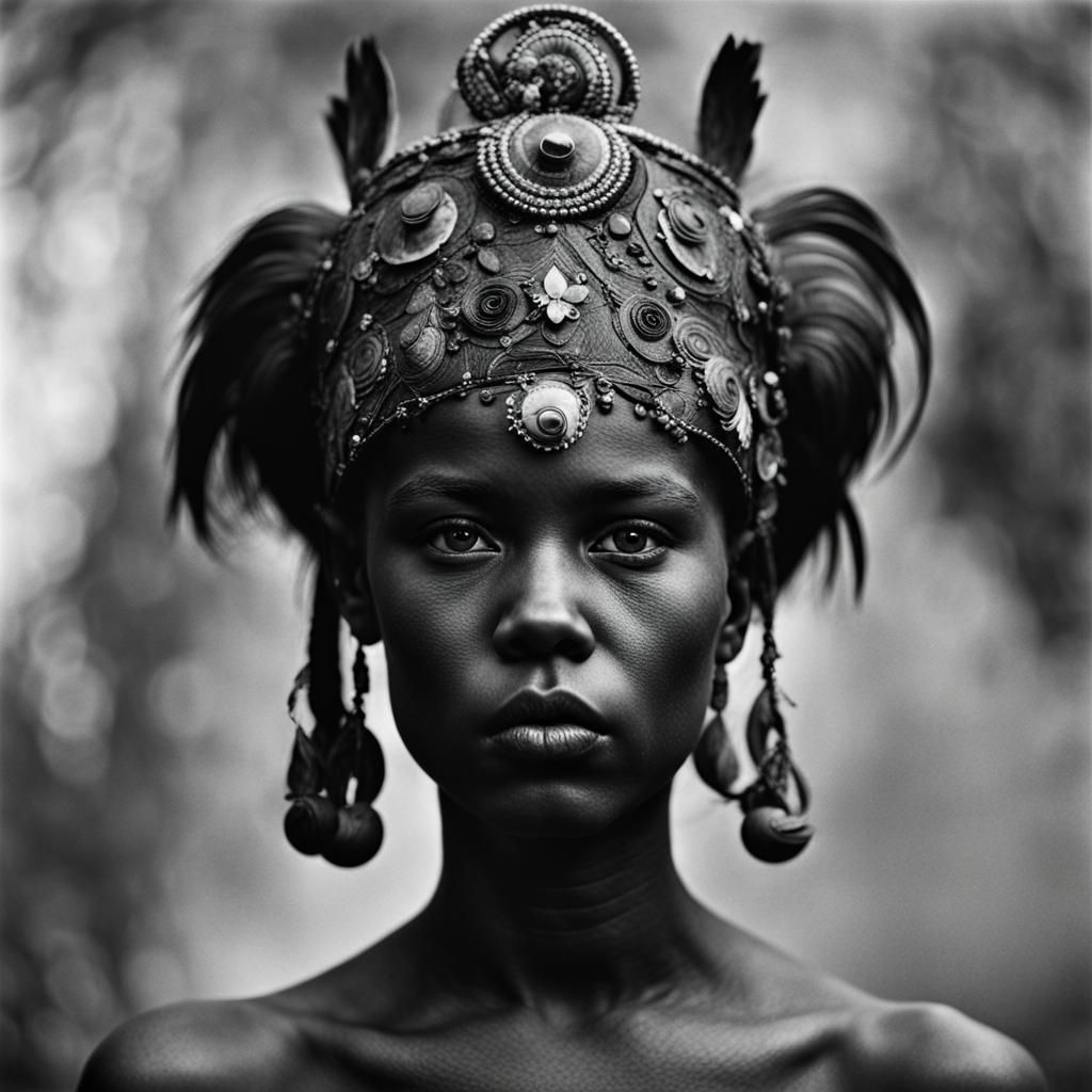 Primal Princess Portrait in Documentary Style