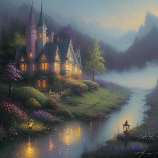 Creative Spark Ignites Artist's Soul in Ethereal Fantasy