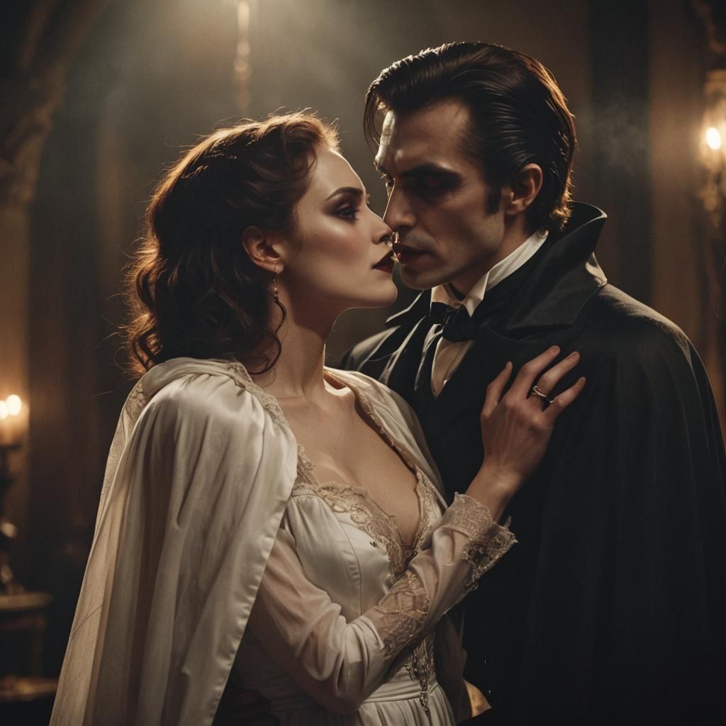Vampire's Kiss: A Gothic Film Still