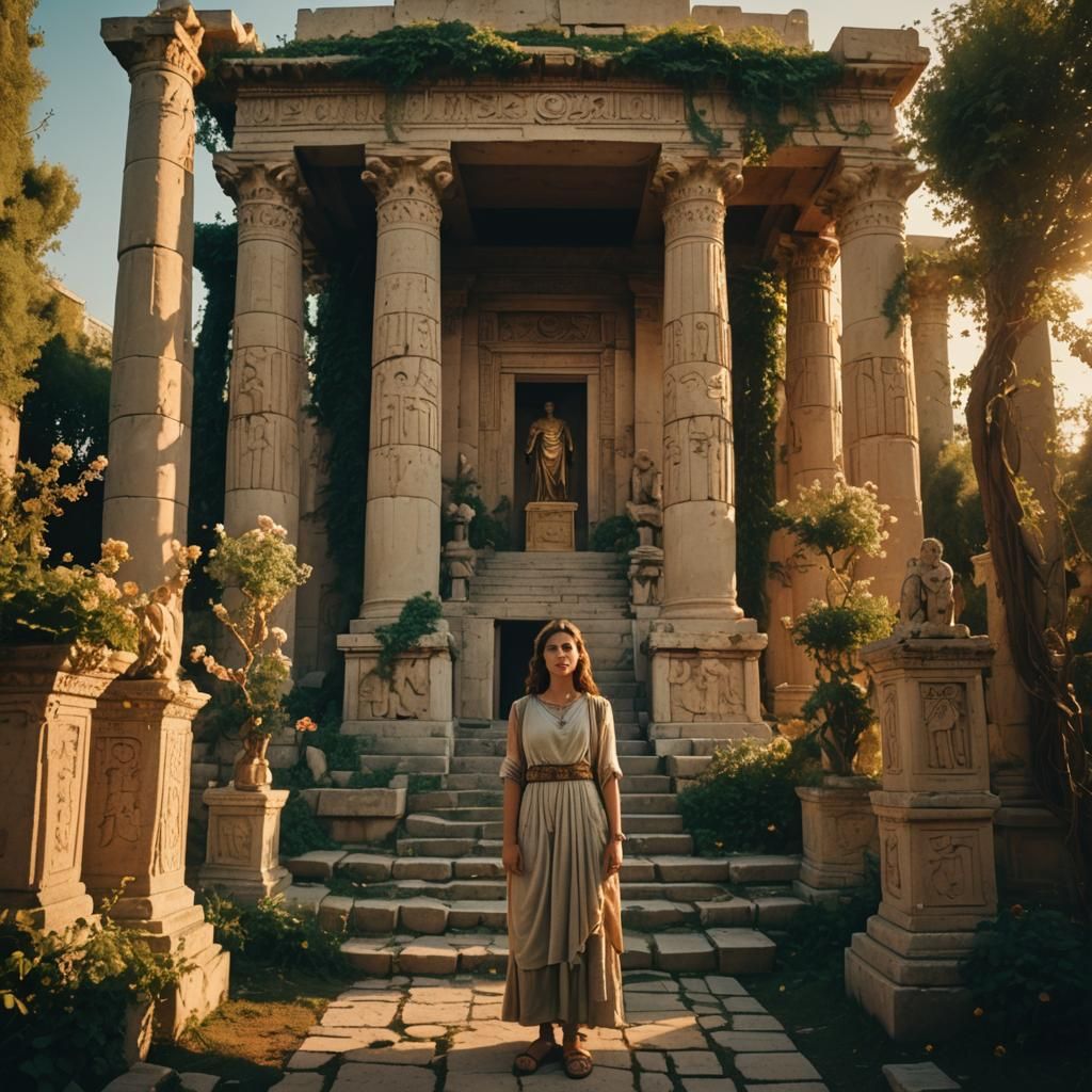 Ras at the Temple of Eris: A Film Noir Scene