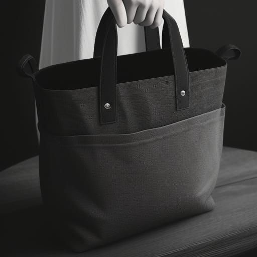 Relaxed Tote Bag with Double Handles and Casual Style