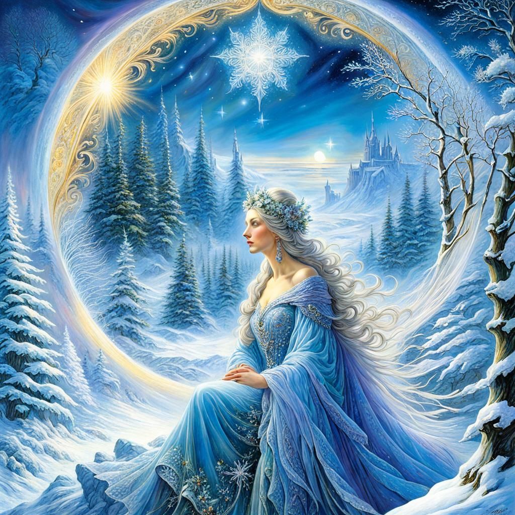 Winter Solstice: Intricate Concept Art